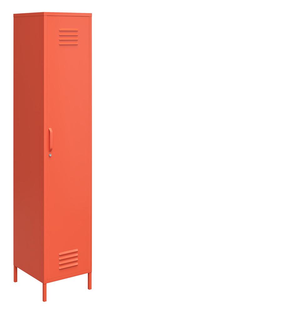 Amazon.com: Novogratz Cache Single Metal Locker Storage, Orange
